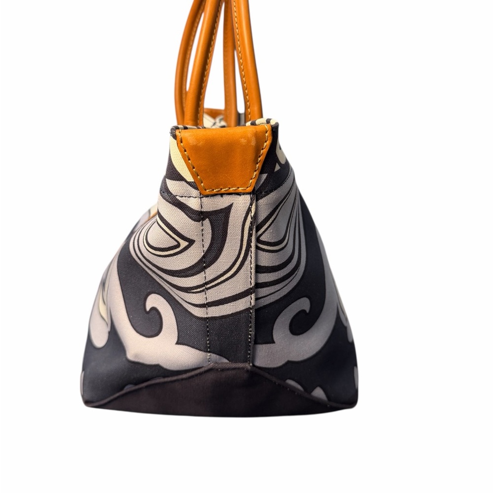 Etro Blue & White Canvas & Leather Trim Tote Set (A754) - Picture 6 of 17